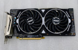 MSI AMD Radeon RX 580 Armor OC Edition, 8GB GDDR5 PCIe Graphics Card