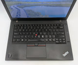 Lenovo ThinkPad T450 Laptop- 120GB SSD, 4GB RAM, Intel i7-5600U, Windows 10 Pro