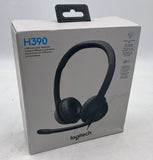 Logitech H390 USB Headset, Noise-Canceling Mic