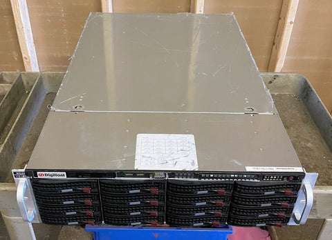 Digiliant R3E116LS-NW Storage Server- No Storage, No RAM, E5-2620v3 CPU, NO OS