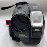 JVC VideoMovie GR-AX77 VHS-C Camcorder, 22x Optical Zoom, f=3.8-83.6mm