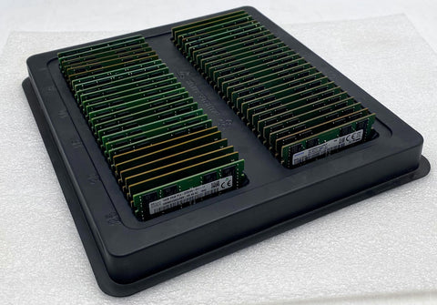 Lot of 50 Mixed Brand 16GB DDR4 3200AA, 2400, 2400T, 2666V SO-DIMM Memory