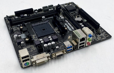 ASRock FM2A68M-HD+ Desktop MicroATX Motherboard, Socket FM2+