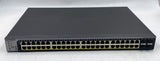 NETGEAR GS752TPv2, 48-Port Gigabit PoE+ Smart Switch, 4 SFP, 1U