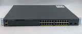 Cisco WS-C2960X-24PD-L 24-Port Gigabit Ethernet PoE+ 2 SFP+ Network Switch