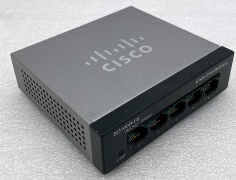 Cisco Small Business SG100D-05 5-Port Gigabit Desktop Switch