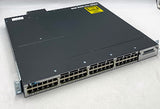 Cisco WS-C3750X-48PF-S V02 48-Port Gigabit PoE+ Network Switch