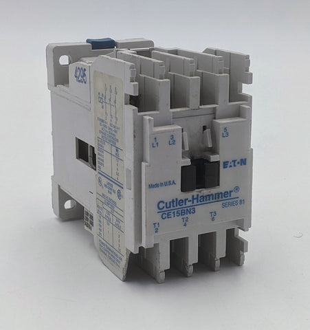 Cutler-Hammer CE15BN3 3-Pole Contactor, 27A, 120VAC Coil