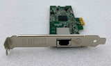Dell 9RJTC Broadcom 5722 Gigabit NIC 1GbE PCI-E x1 Network Interface Card
