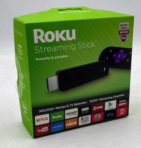 Roku Streaming Stick 3600X, Portable HD Streaming, Quad-Core, Dual-Band Wi-Fi