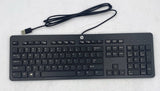 HP USB Slim Keyboard (Black)- 803181-001