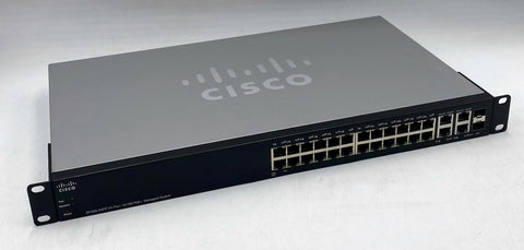 Cisco SF300-24PP 24-Port 10/100 PoE+ Managed Switch with Gigabit Uplinks