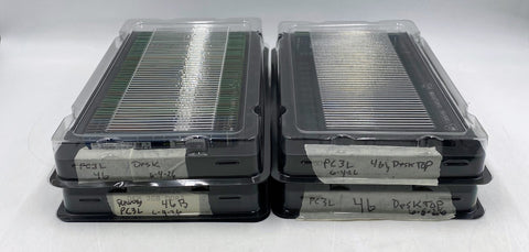 Lot of 153 4GB DDR3L Desktop Memory