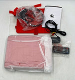 Ematic EPD116RD 10" Portable DVD Player w/ Headrest & Headset, Black