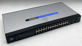 Cisco Linksys 24-Port Gigabit Switch With Webview- SRW2024
