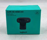 Logitech C270 HD Webcam 720p Black 960-000694