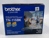 Brother TN-115BK High Yield Toner Cartridge, Black