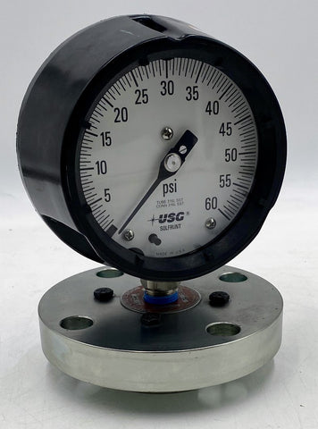 US Gauge SOLFRUNT 0-60 PSI Pressure Gauge w/ Diaphragm