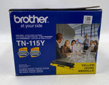 Brother TN-115Y High Yield Toner Cartridge, Yellow