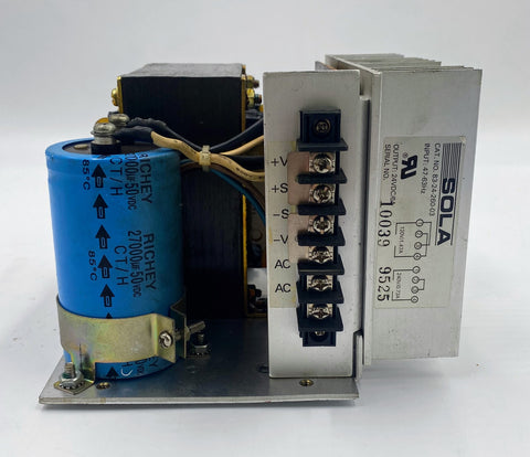 SOLA Linear Power Supply 83-24-260-03, 24V 6A, Universal Input 115/230V AC