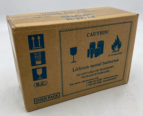 SHARP Lithium Metal Batteries, Box of 5 Sets
