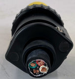 Russellstoll 9P54U2 250V Male Plug, 50A, 9C54U2/C75 250V Female Plug