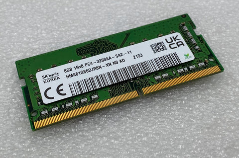 Sk Hynix HMA81GS6DJR8N-XN 8GB DDR4 3200Mhz SODIMM Memory