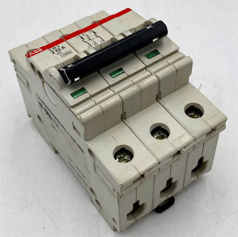 ABB S 28 3 Z 63 A Circuit Breaker, 277/480VAC