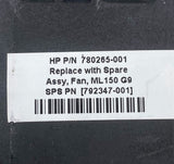 HP 792347-001 ProLiant ML150 G9 Front System Fan, 12V DC 4.50A