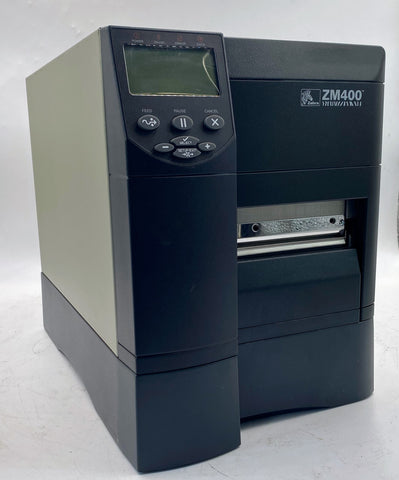 Zebra ZM400 Industrial Thermal Printer, 203/300/600 dpi, 4" Width, 16 MB DRAM