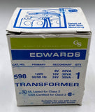 Edwards 598 Class 2 Signaling Transformer 8/16/24V