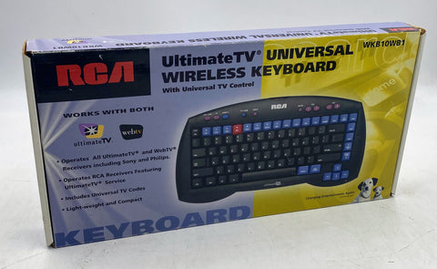 RCA Wireless IR Keyboard WKB10WB1, Universal Remote Control Functionality