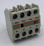 Fuji Electric SZ1A22T Auxiliary Contact Block, 2NO+2NC, 10A, 600V