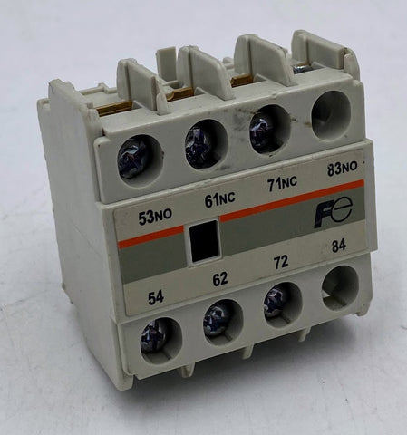 Fuji Electric SZ1A22T Auxiliary Contact Block, 2NO+2NC, 10A, 600V