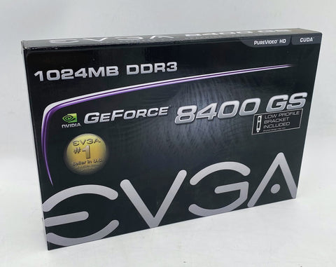 EVGA GeForce 8400 GS 1GB PCI-E Graphics Card- 01G-P3-1302-LR
