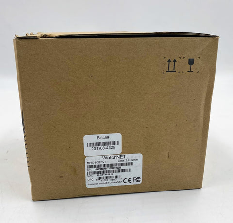 WatchNet MPIX-80IRBVT 8MP WDR IR Turret IP Camera, 4K Video, 50m IR Range