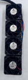 String of 4 Delta Electronics FFB0412SHN DC Fan 40x40x28mm