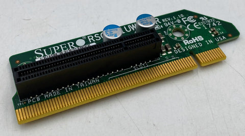 Supermicro RSC-R1UW-E8R 1U Right-Hand Side WIO Riser Card with PCIe x8 Slot