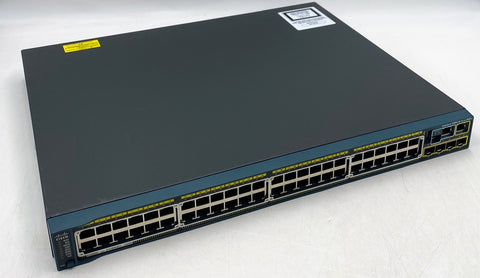 Cisco WS-C2960S-48FPS-L, 48GE PoE+ 740W, 4xSFP Switch