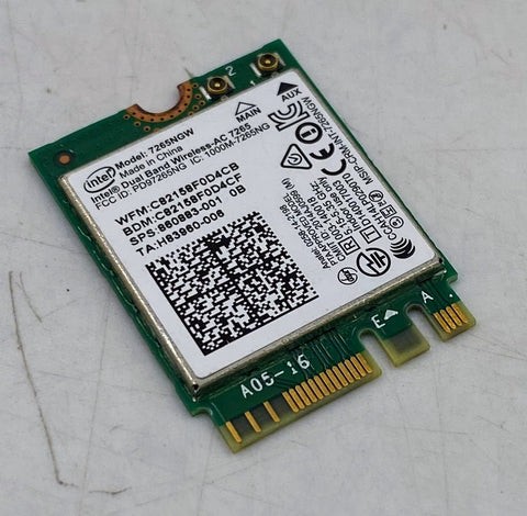 HP Wireless AC 7265NGW WiFi + Bluetooth 4.2 Card 860883-001