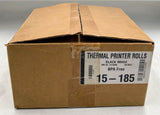 Black Image Thermal Printer Rolls 15-185,4" x 85', BPA-Free, 50 Rolls