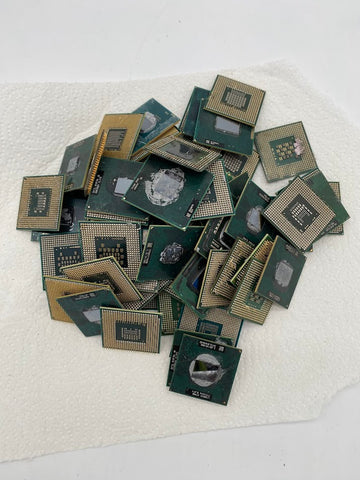 .75lb's Scrap Pinned Processors Green Fiber, GOLD RECOVERY ONLY