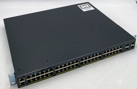 Cisco WS-C2960X-48LPS-L V05 48-Port PoE+ Gigabit Network Switch
