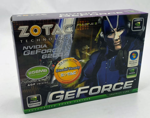 Zotac 188-02N17-020ZT NVIDIA GeForce 6200A 256MB GDDR2 AGP Graphics Card