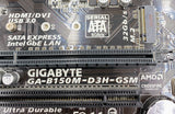 Gigabyte GA-B150M-D3H-GSM Micro ATX Desktop Motherboard