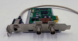 DekTec DTA-2145 REV 2 PCIe ASI/SD-SDI Input/Output Adapter w/ Relay Bypass