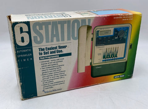 WaterMaster 57006-6 Automatic/Manual Sprinkler Timer