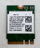 HP Realtek Wireless WiFi Bluetooth 4.0 Card 843337-001