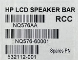 HP NQ576AA LCD Speaker Bar- 532112-001