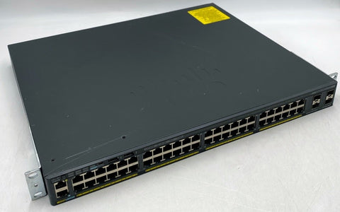Cisco WS-C2960X-48LPS-L V05 48-Port PoE+ Gigabit Network Switch